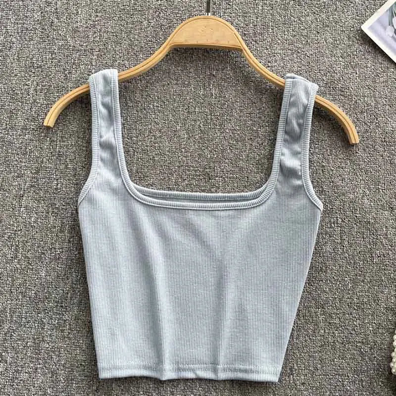 Women's Backless Crop Tank Top
