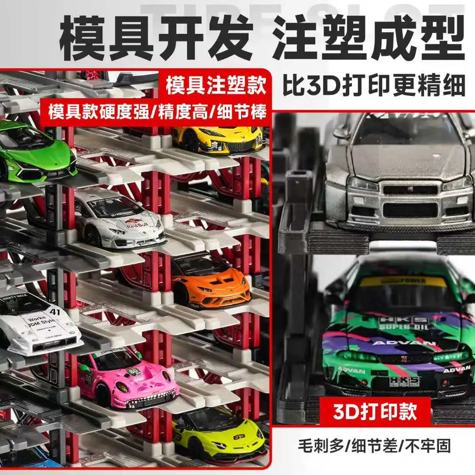 Hjmx 1/64 Glue-free Modular Miniature Models Toy