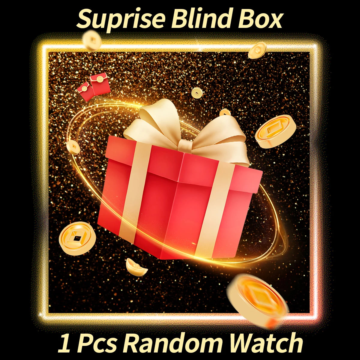 Random-Style Quartz Watch — 1 Piece, No Box