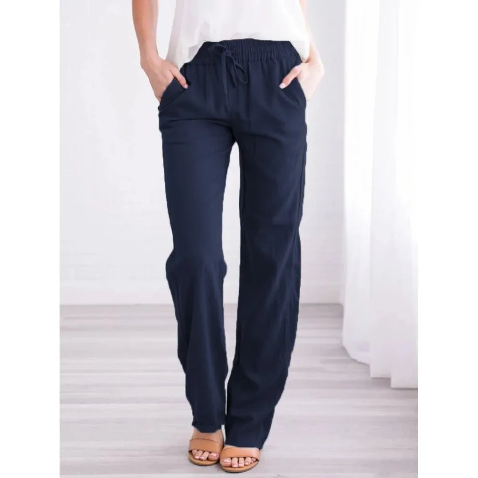 Women's Cotton-Linen Pants