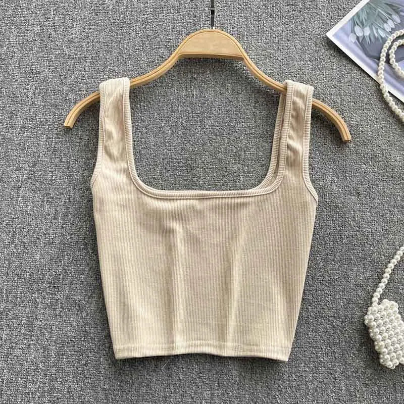Women's Backless Crop Tank Top