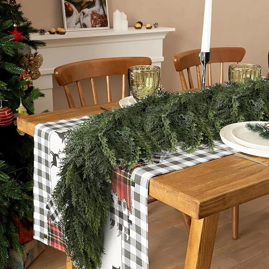 Cypress Christmas Garland