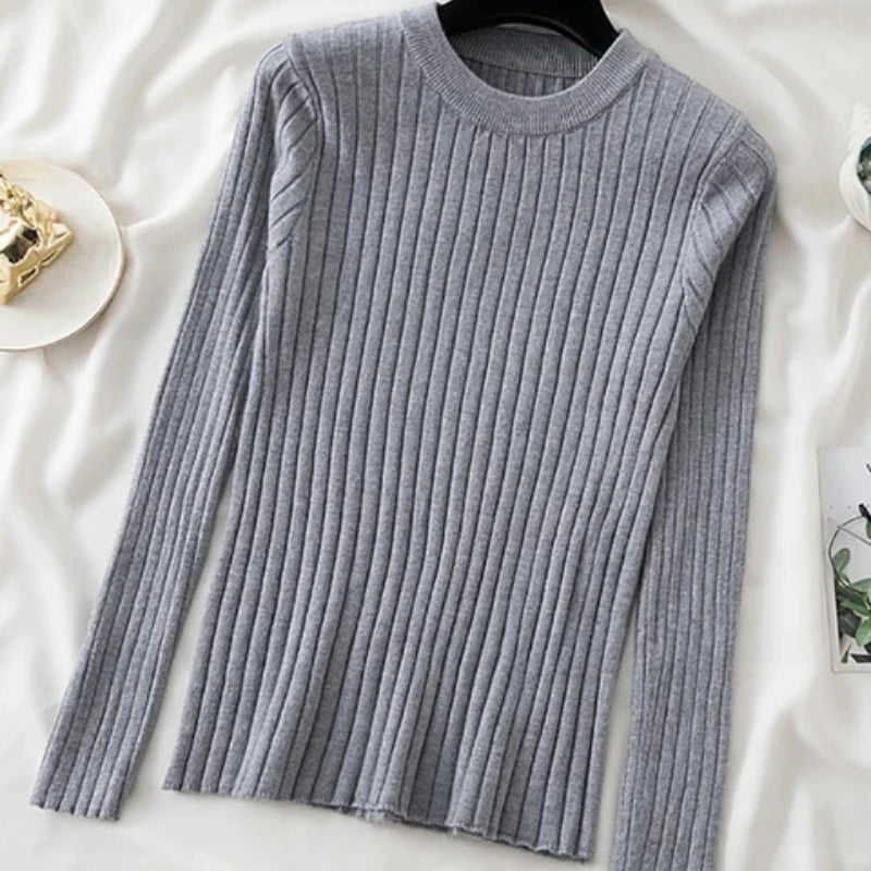 Women's Crew-Neck Pullover Sweater