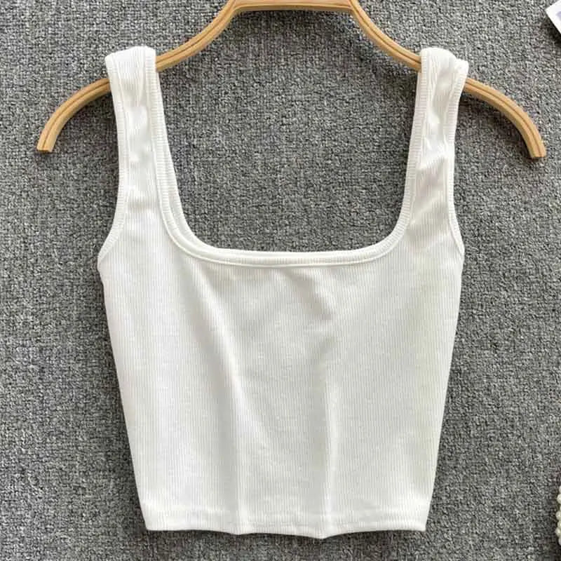 Women's Backless Crop Tank Top