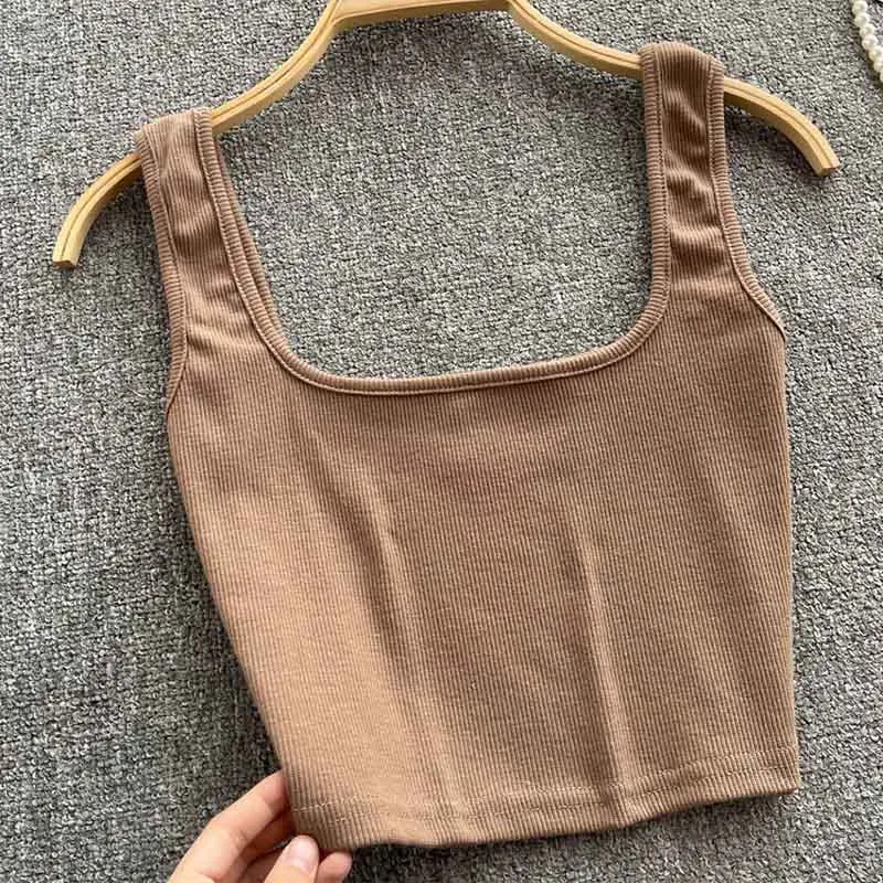 Women's Backless Crop Tank Top