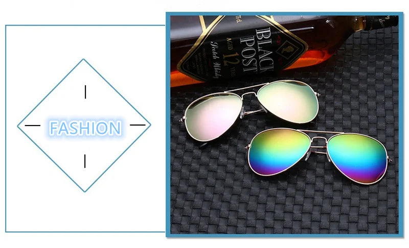 New Double Bridge Pilot Sunglasse Woman Alloy Frame Polit Mirror Sun Glasses Female Male UV400 Eyewear for Men