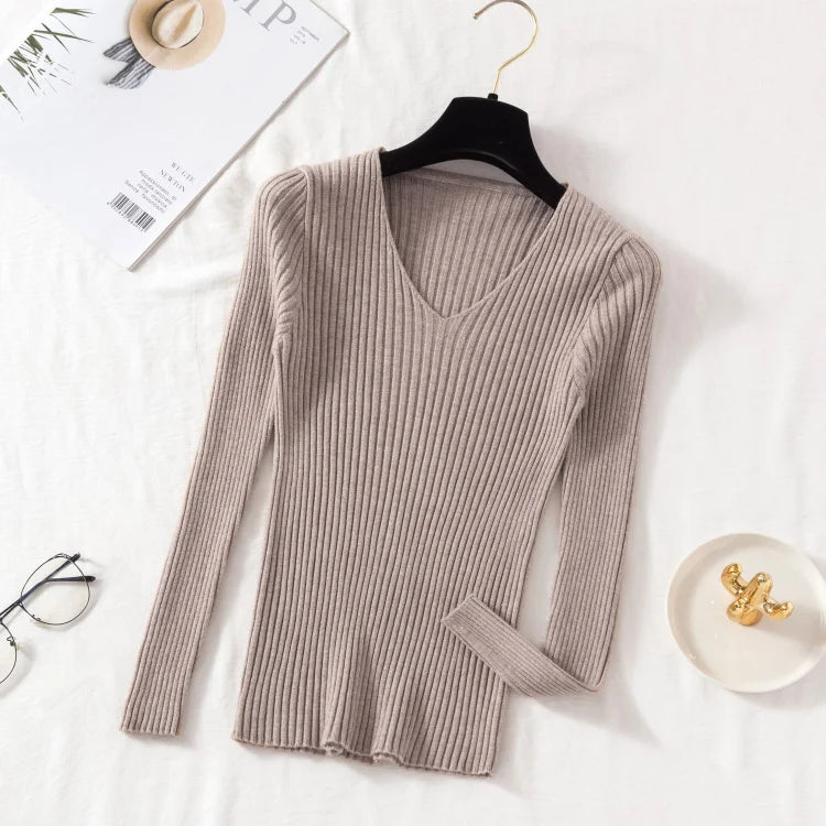 Women's V-Neck Sweater