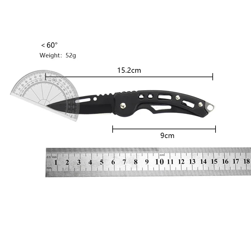 Stainless Steel Keychain Folding Knife