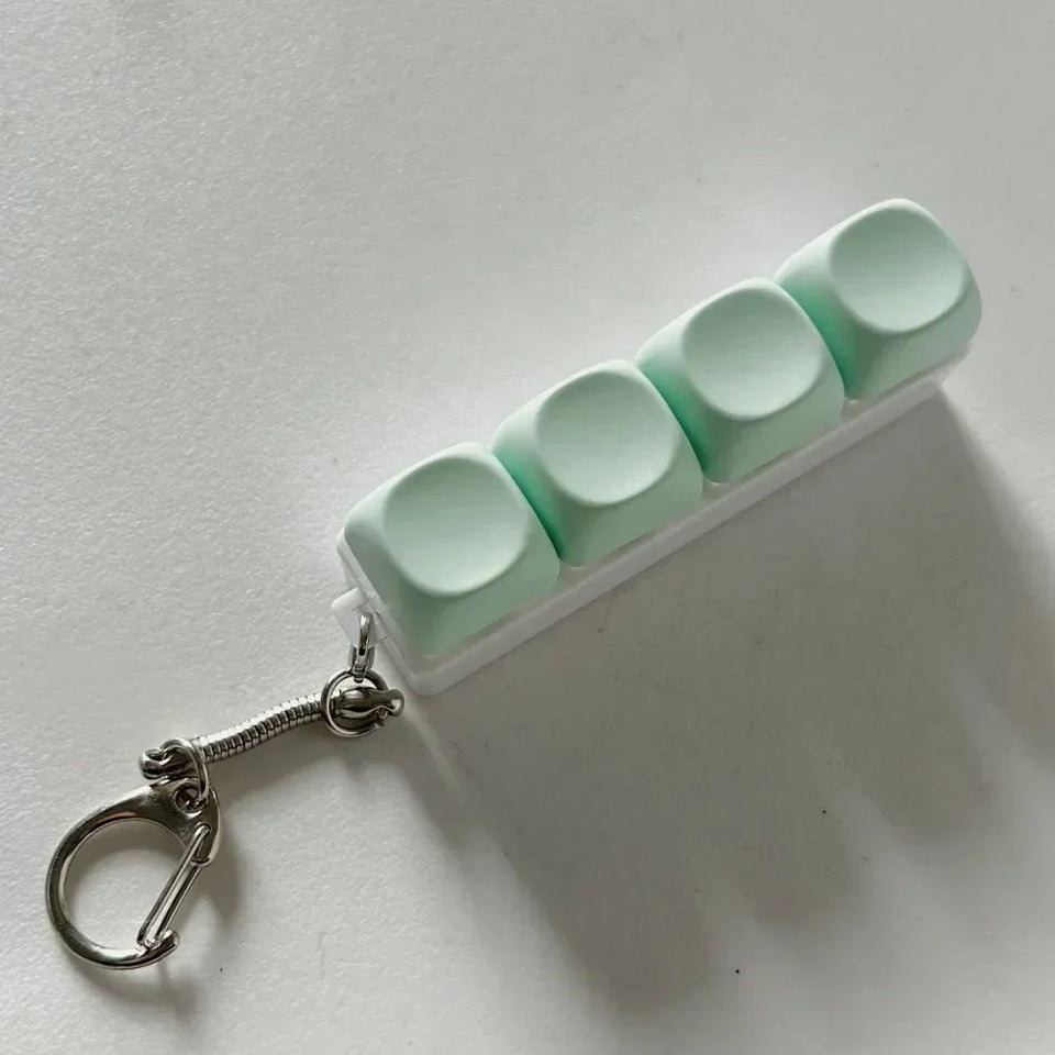 Keyboard Key Fidget Keychain