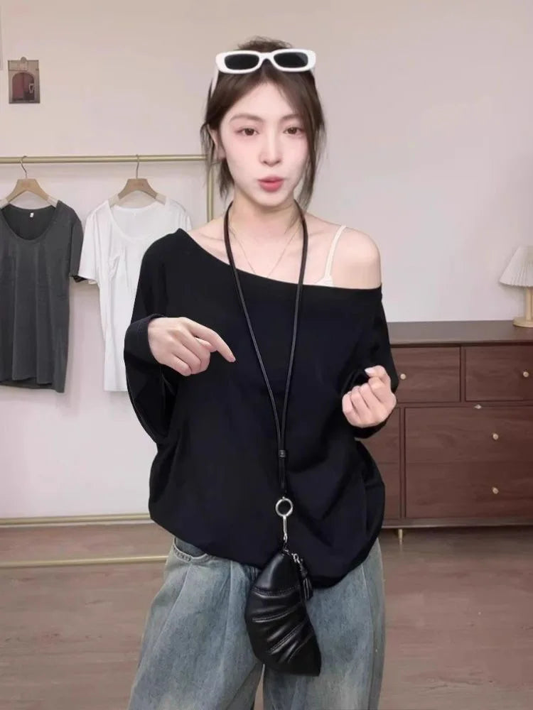 Women's One-Shoulder Shirt