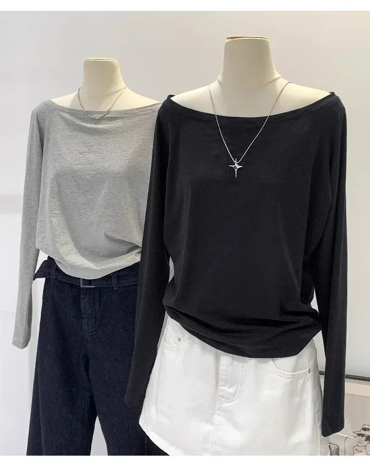 Women's One-Shoulder Shirt