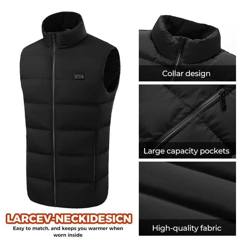 USB Heated Vest — 21 Areas