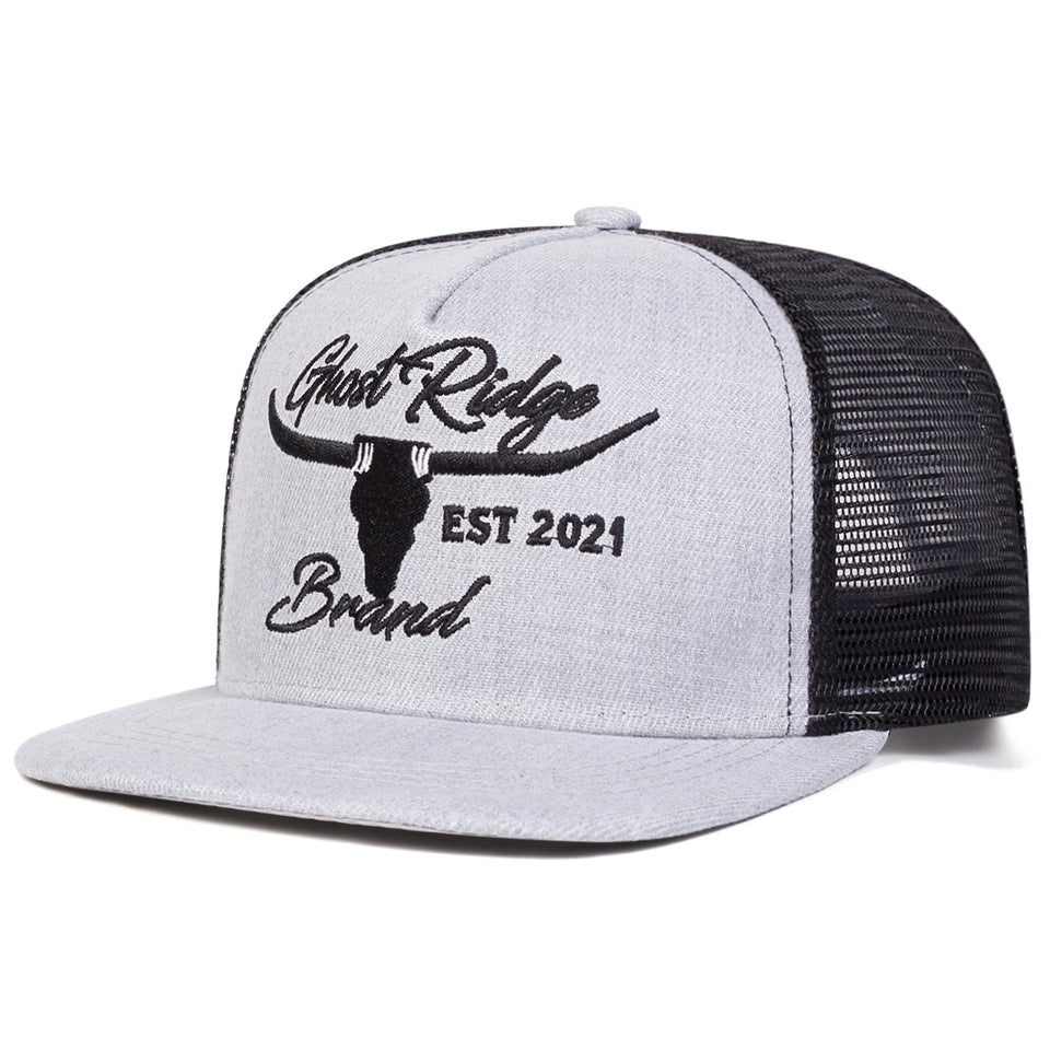 Bullhead Letter Hip-hop Net Baseball Cap