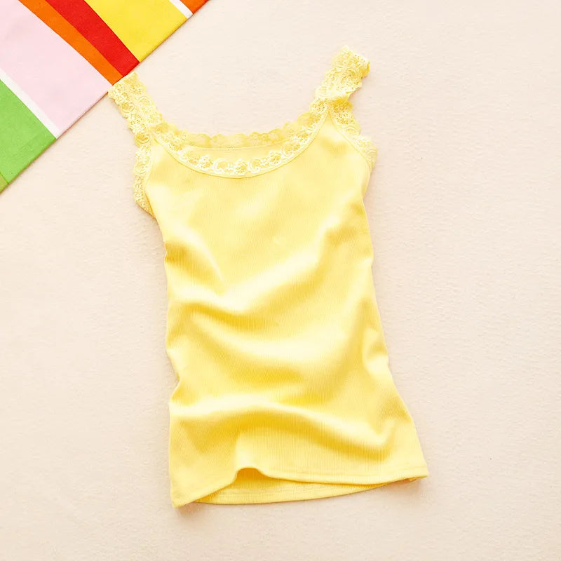 Women's Lace-Trim Cami Top