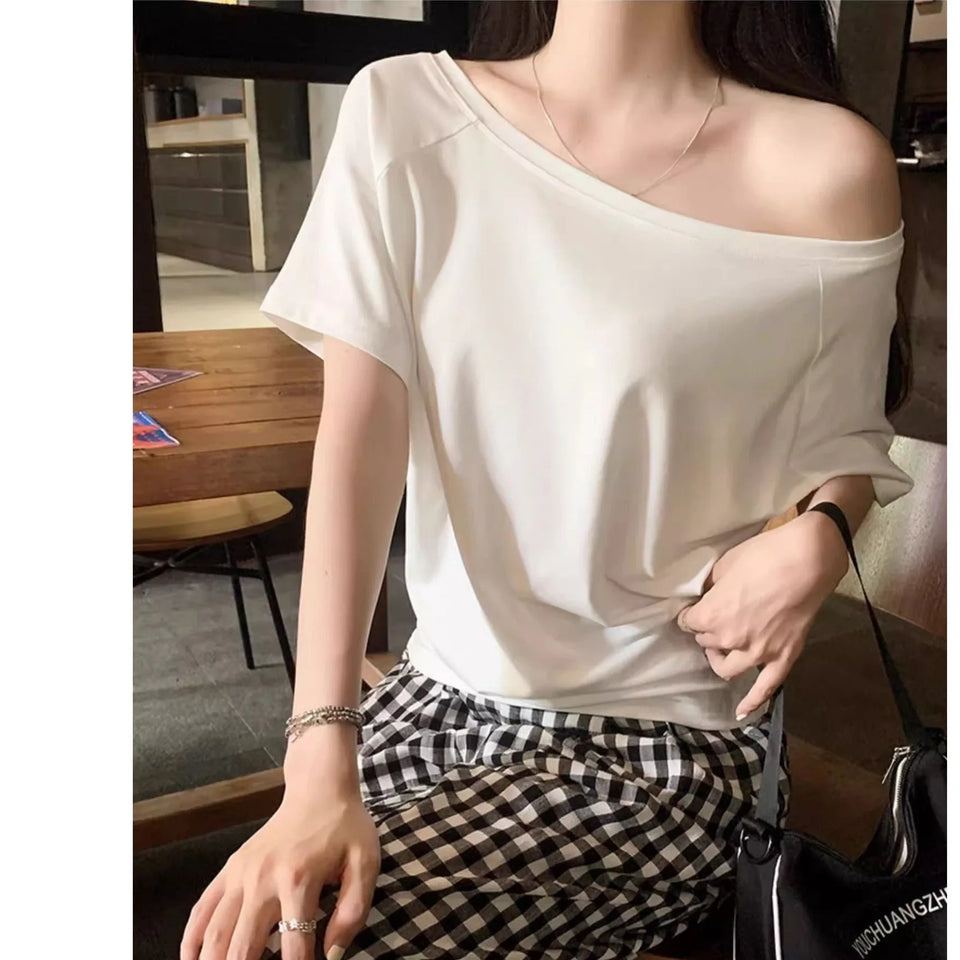 Women's One-Shoulder Shirt