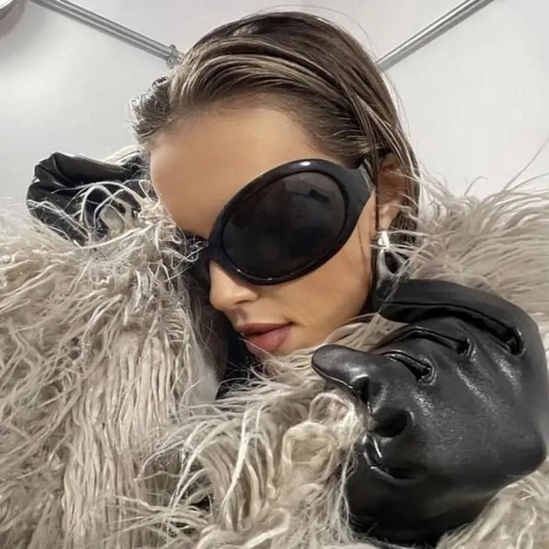 39BD Anti-glare Punk Sunglasses Alien Sunglasses y2k Sunglasses Uv400 Sunglasses