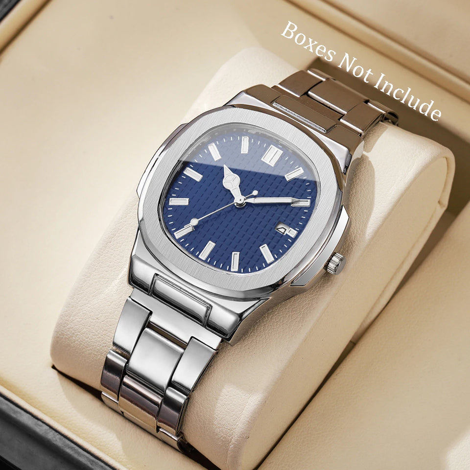 Men's Square-Dial Quartz Watch
