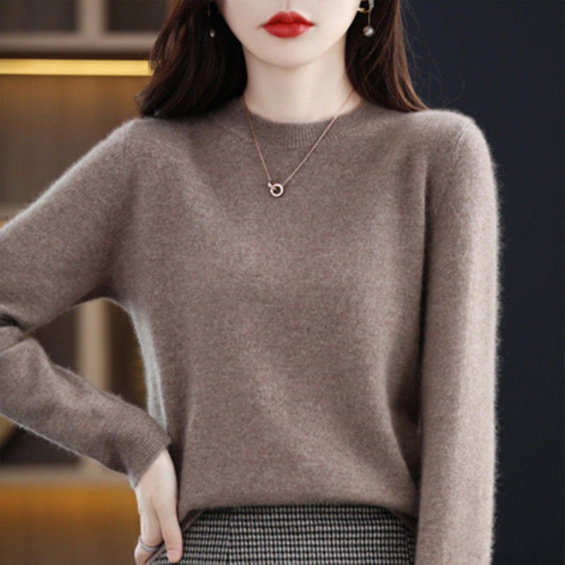 Women's Crew-Neck Pullover Sweater