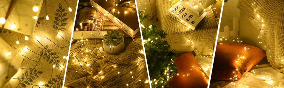 LED Firecracker String Lights