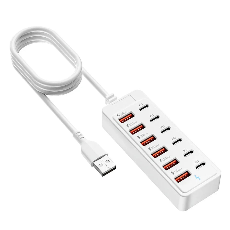 12-Port USB Charging Hub