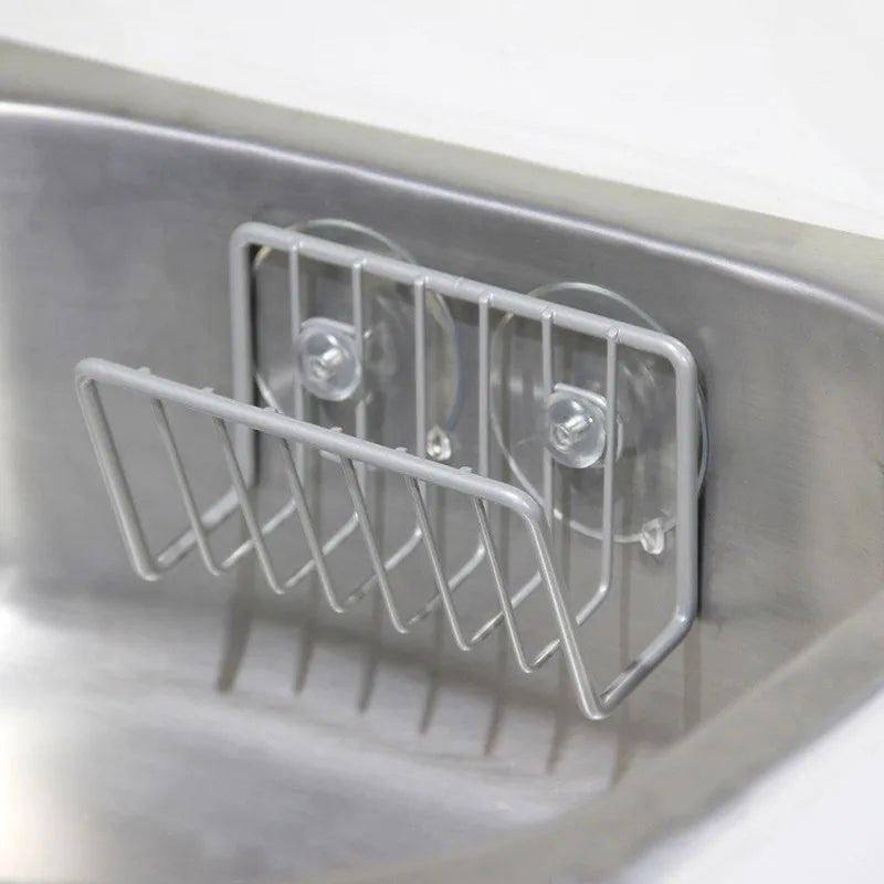 Stainless Steel Suction Cup Sponge Holder