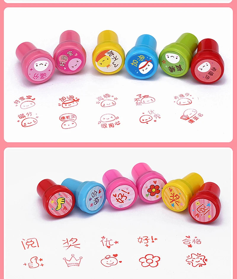Smiley Self-Inking Stamp Set