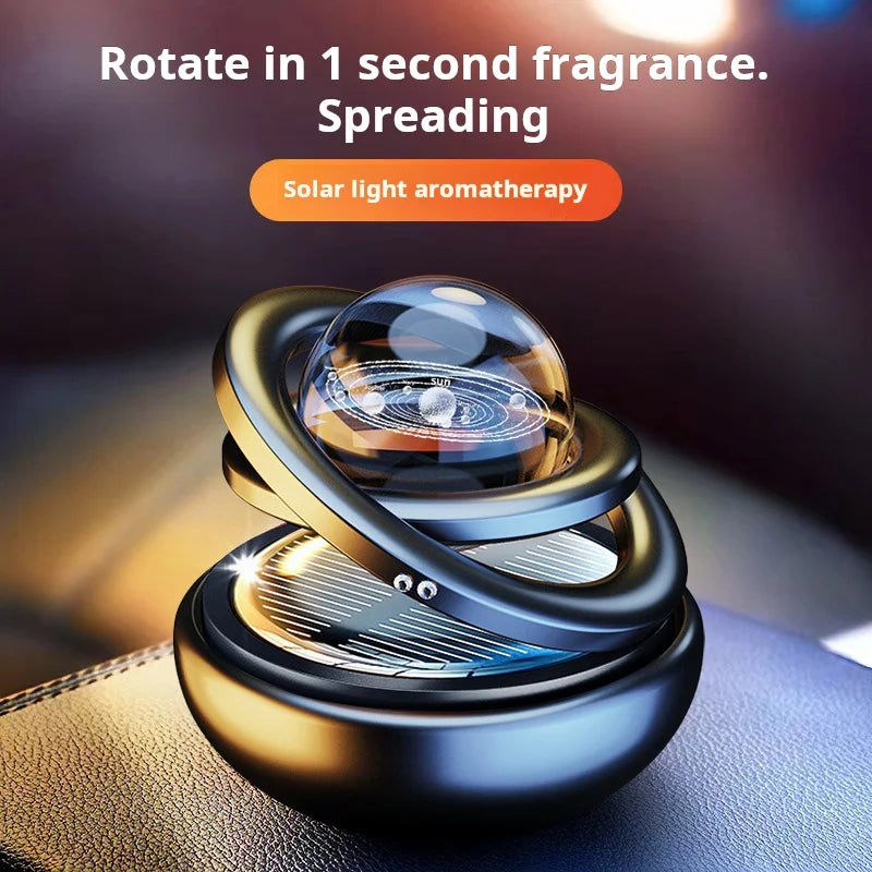 Solar Airplane Car Ornament