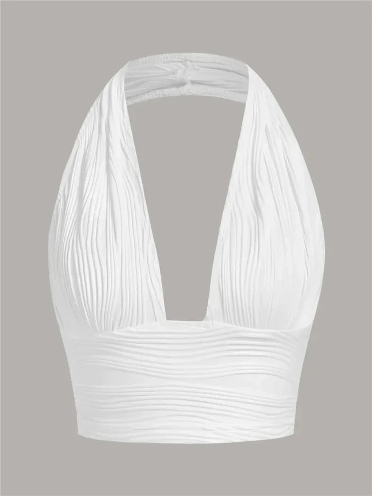 Women's Halter Crop Top