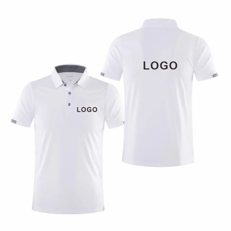 Summer Quick-Drying Polo T Shirt For Men Custom Logo Embroidery Printing Men And Women Golf shirts Personalized Design 2023 New