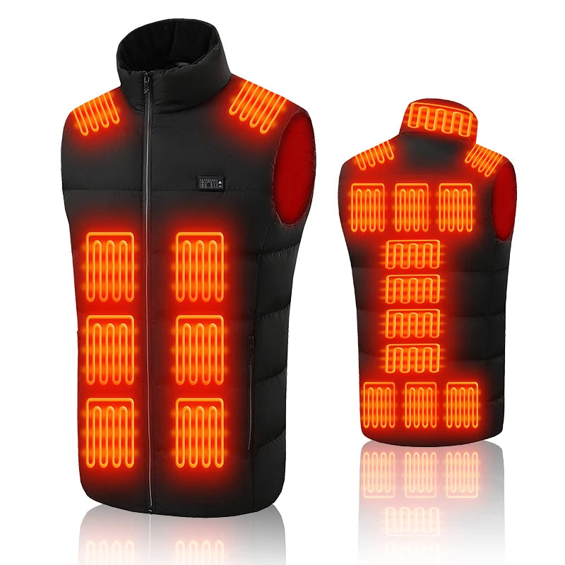 USB Heated Vest — 21 Areas
