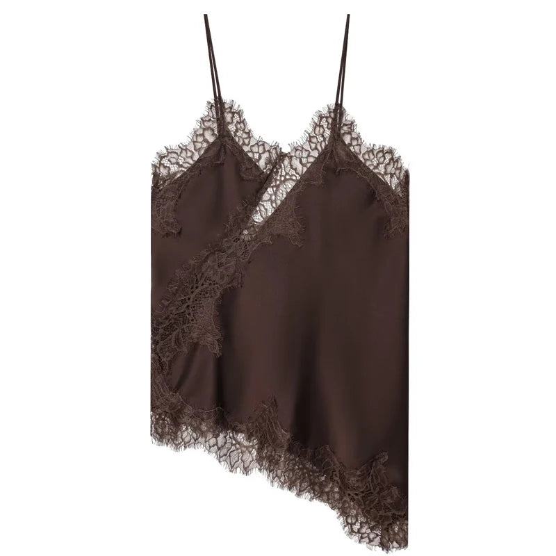 Women's Lace-Trim Cami Top