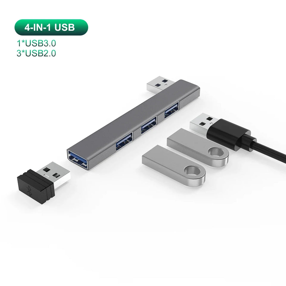 4-in-1 USB-C Hub