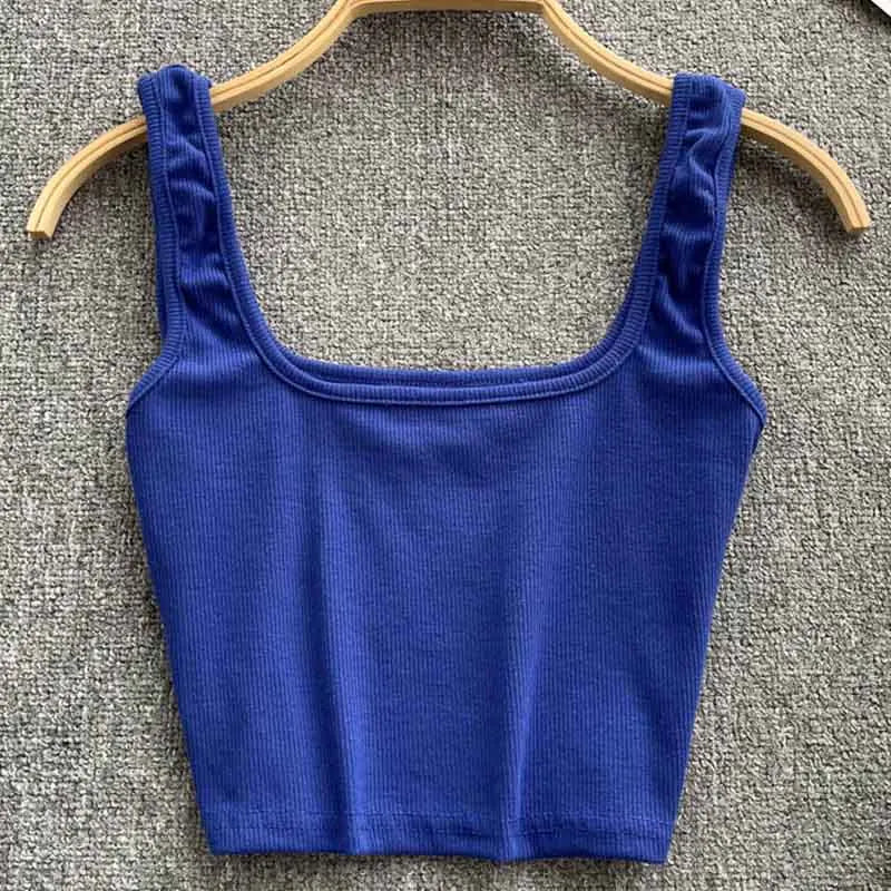Women's Backless Crop Tank Top