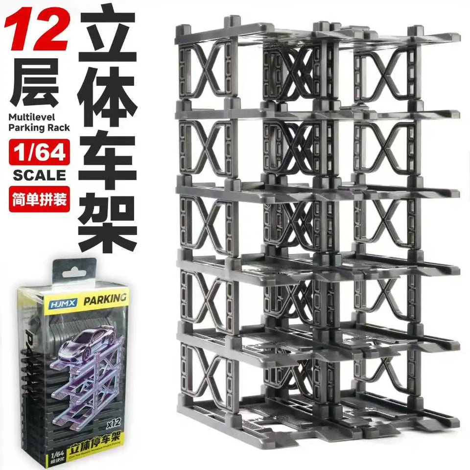 Hjmx 1/64 Glue-free Modular Miniature Models Toy