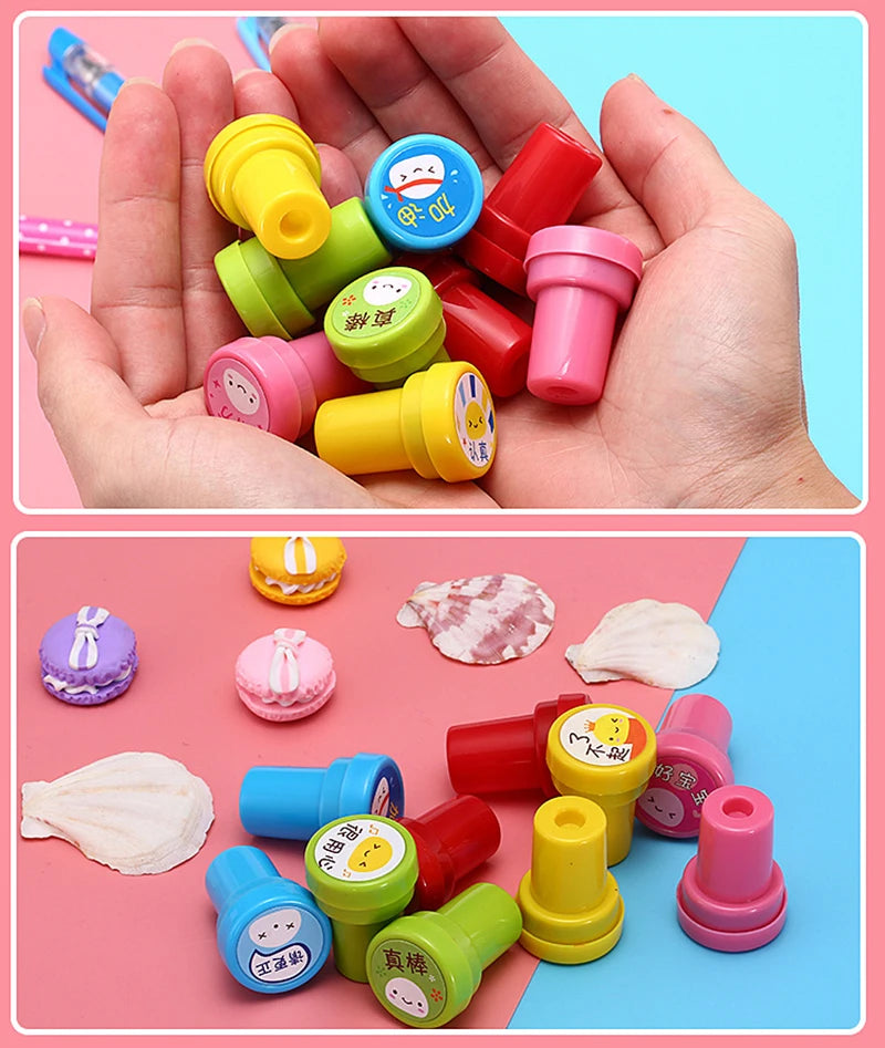 Smiley Self-Inking Stamp Set