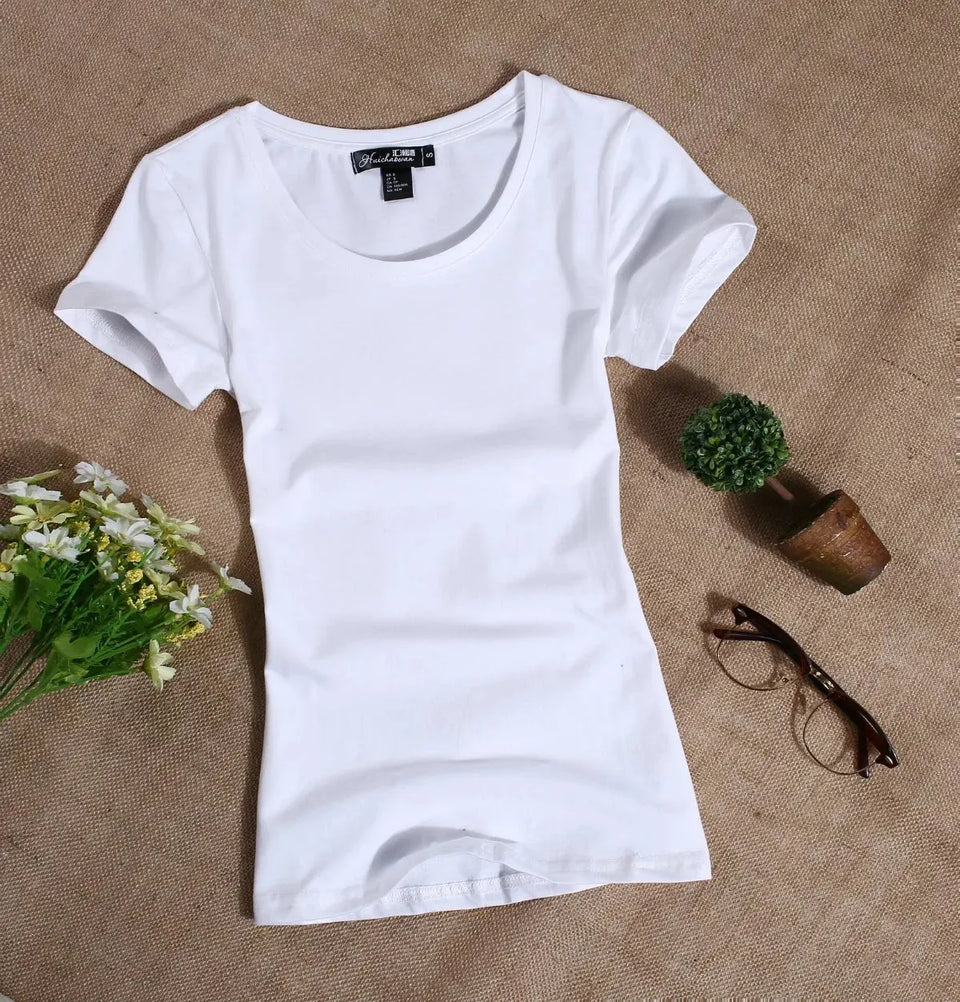 Women's Slim-Fit Short-Sleeve T-Shirt
