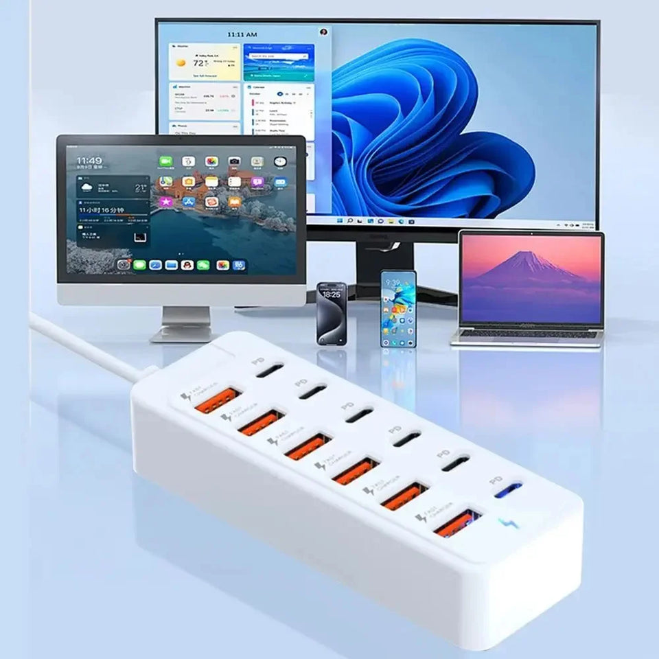 12-Port USB Charging Hub