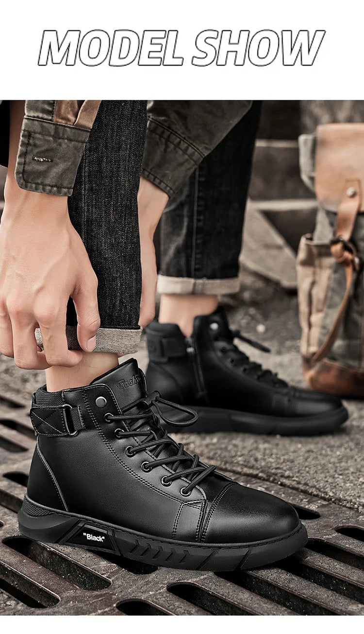 Men's Fleece-Lined Winter Boots