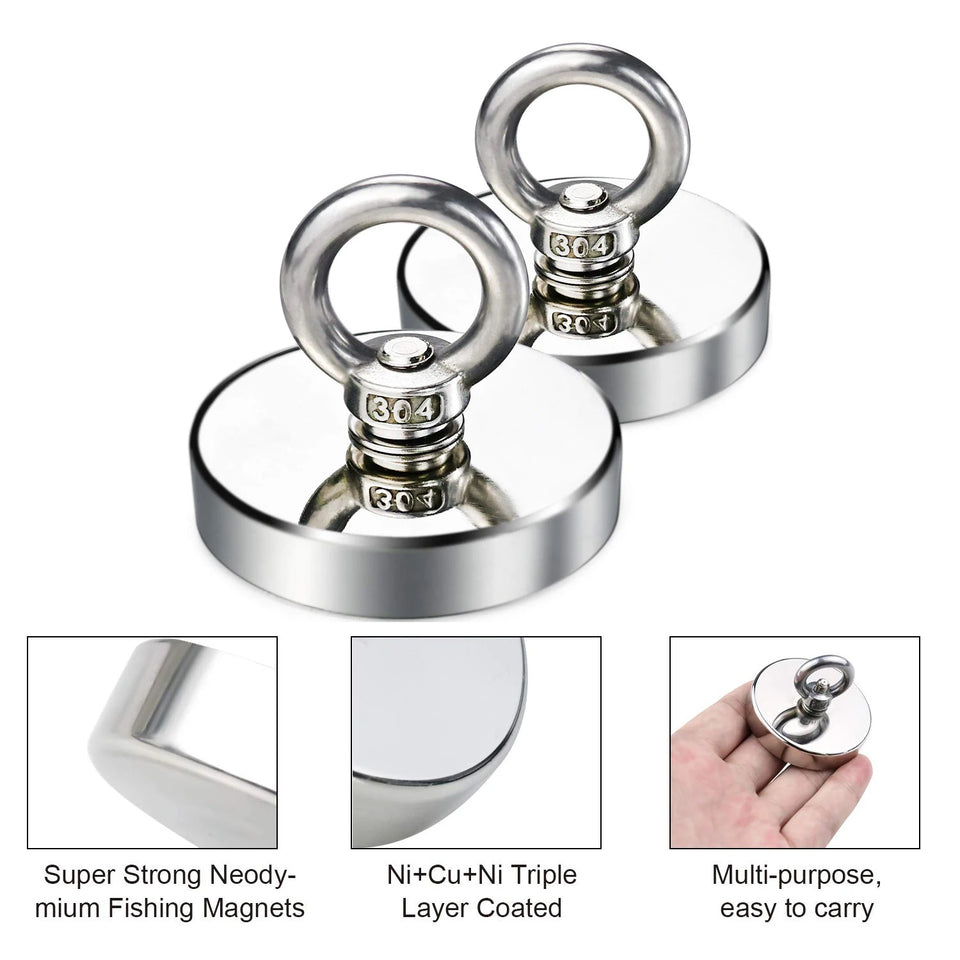 Heavy-Duty Fishing Magnet