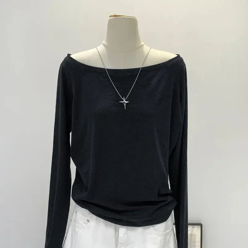Women's One-Shoulder Shirt