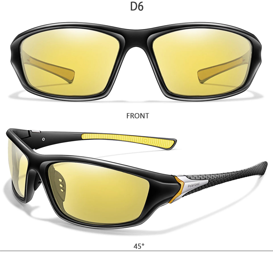 Polarized Sports Sunglasses for Men And Women Outdoor Riding Cycling Fishing Running Hiking Classic Goggles UV400 Protection