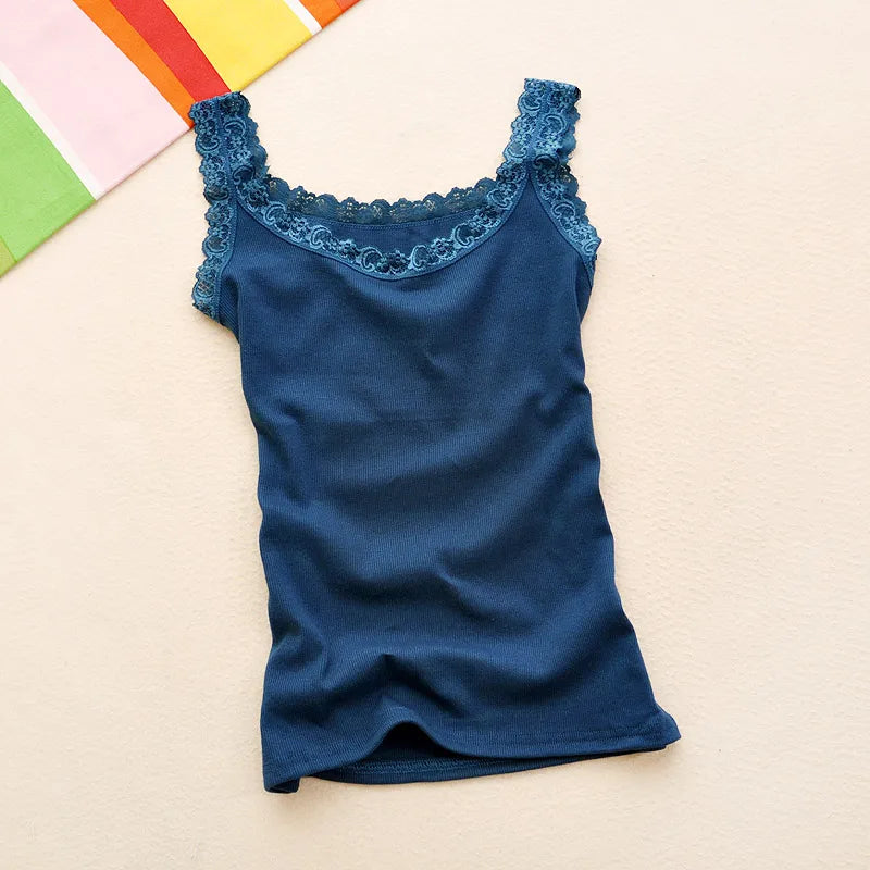 Women's Lace-Trim Cami Top
