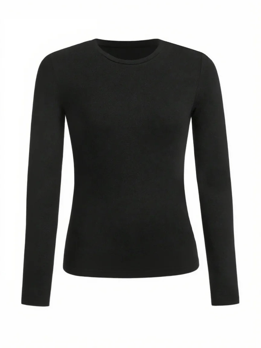 Women's Long-Sleeve Crew-Neck T-Shirt