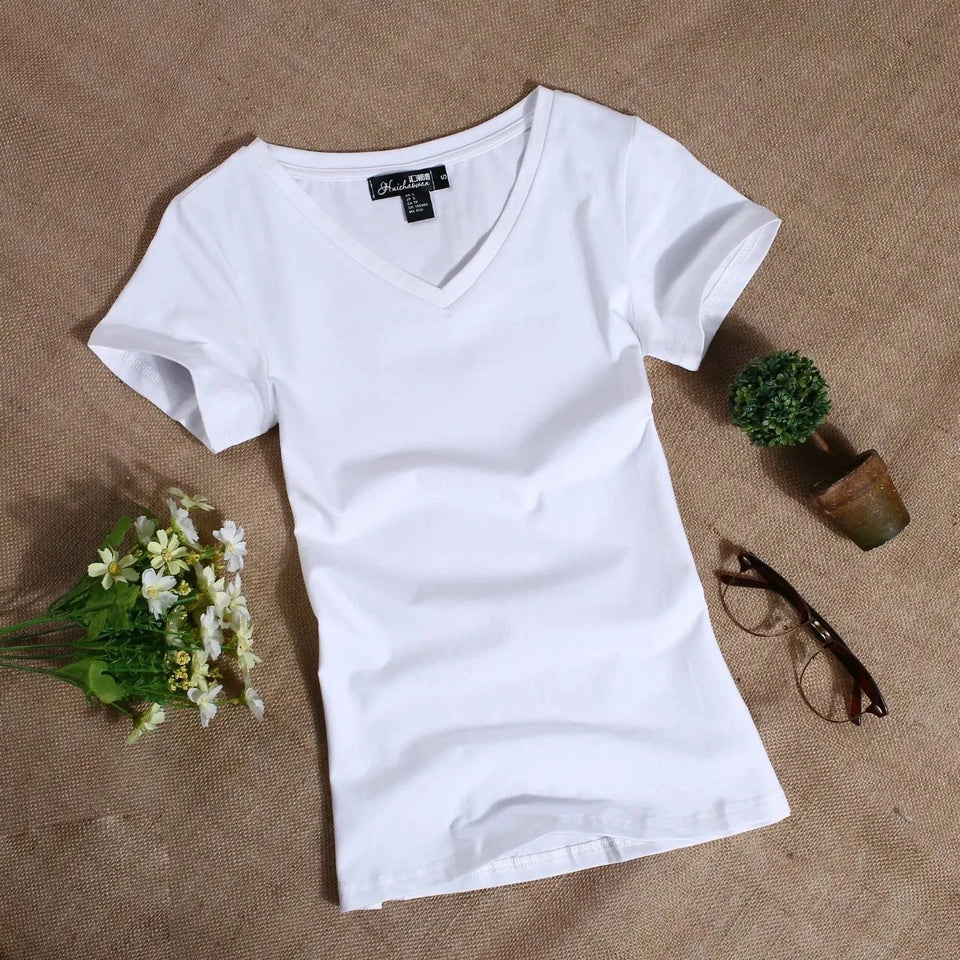 Women's Slim-Fit Short-Sleeve T-Shirt