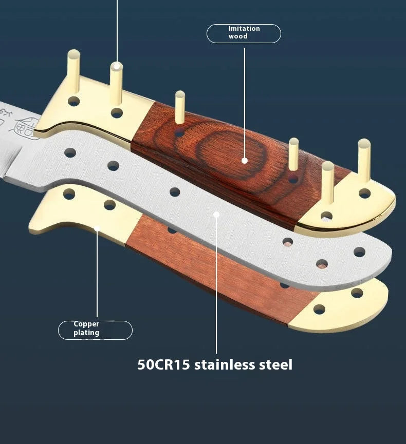 Compact Kitchen and Barbecue Knife
