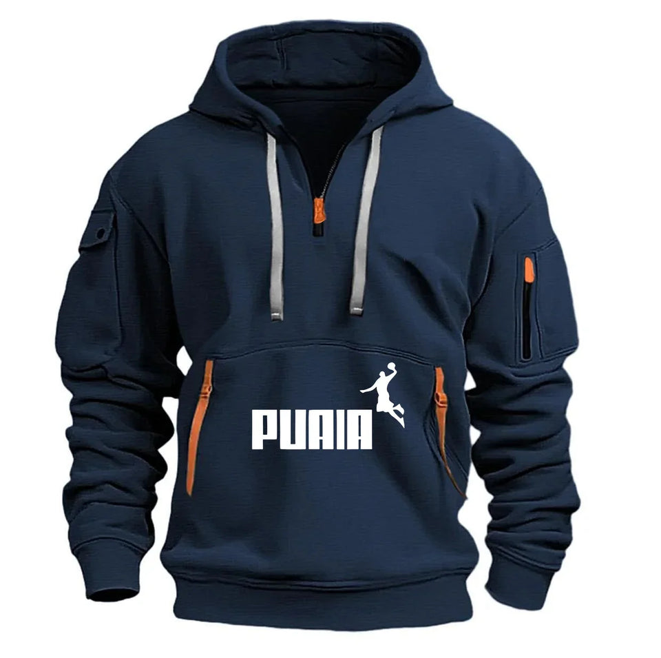 Men's Full Zip Hoodie Jacket Hooded Plain Pocket Sports Outdoor Daily Designer Basic Casual Autumn Winter Hoodies Sweatshirts