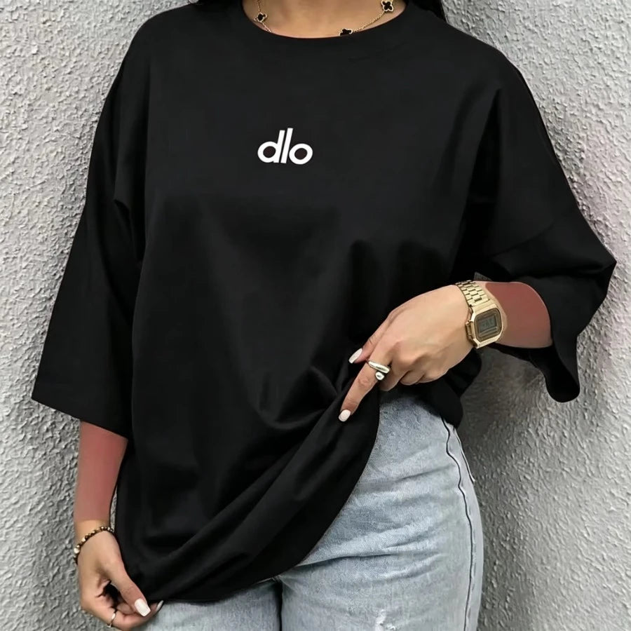 Letter Print T-Shirt