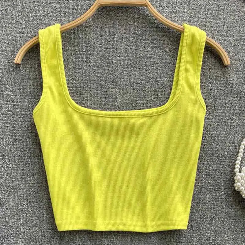 Women's Backless Crop Tank Top