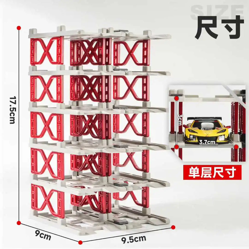Hjmx 1/64 Glue-free Modular Miniature Models Toy