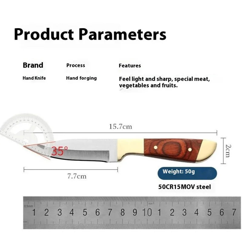 Compact Kitchen and Barbecue Knife